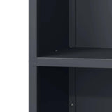 vidaXL Firewood Rack 40x30x75 cm Cold-Rolled Steel Black