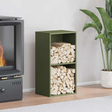 vidaXL Firewood Rack 40x30x75 cm Cold-Rolled Steel Black