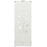 vidaXL Brandhoutrek 40x30x80 cm koudgewalst staal wit