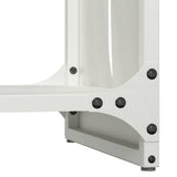 vidaXL Brandhoutrek 40x30x80 cm koudgewalst staal wit