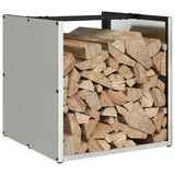 vidaXL Brandhoutrek 40x40x40 cm koudgewalst staal zwart