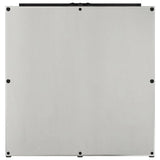 vidaXL Brandhoutrek 40x40x40 cm koudgewalst staal zwart