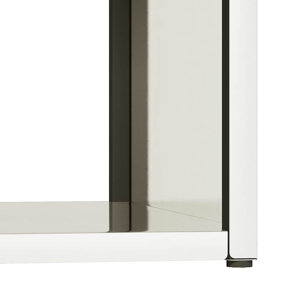 vidaXL Brandhoutrek 40x40x40 cm koudgewalst staal zwart