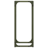 vidaXL Brandhoutrek 25x25x60 cm koudgewalst staal zwart