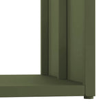 vidaXL Brandhoutrek 40x40x40 cm koudgewalst staal zwart