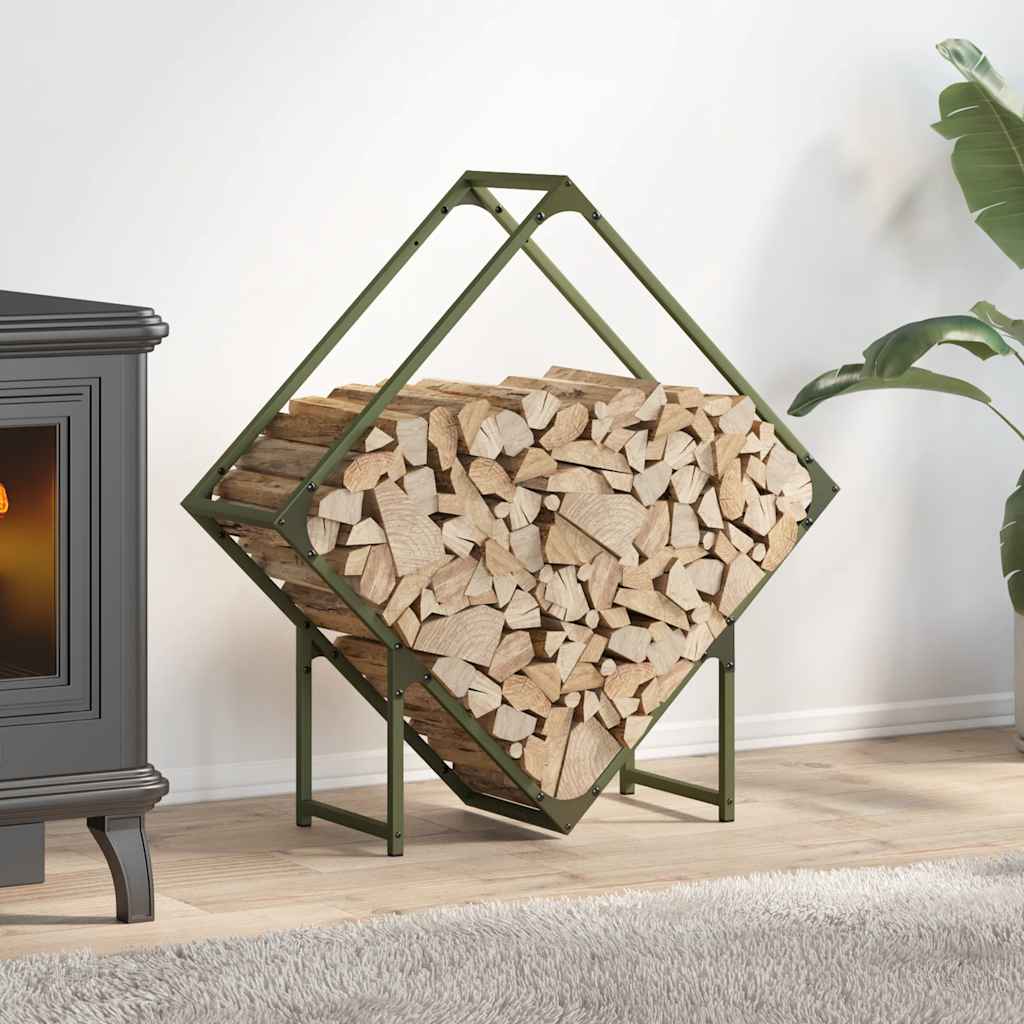 vidaXL Brandhoutrek 50x25x50 cm koudgewalst staal wit