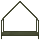 vidaXL Brandhoutrek 40x25x60 cm koudgewalst staal zwart