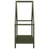 vidaXL Brandhoutrek 40x25x60 cm koudgewalst staal zwart