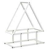 vidaXL Brandhoutrek 50x25x60 cm koudgewalst staal zwart