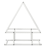 vidaXL Brandhoutrek 50x25x60 cm koudgewalst staal zwart
