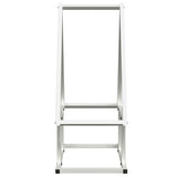 vidaXL Brandhoutrek 50x25x60 cm koudgewalst staal zwart