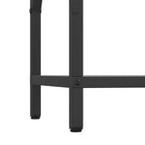 vidaXL Brandhoutrek 34x25x70 cm koudgewalst staal zwart