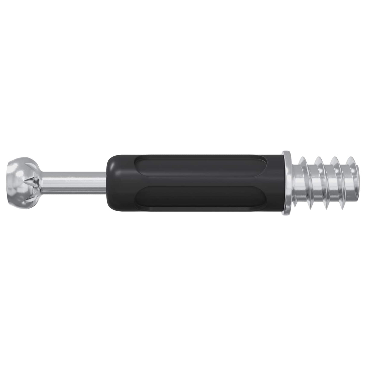 vidaXL Cam Slot Schroef 2 pcs Zilver en Zwart M6 x 40 mm Metaal