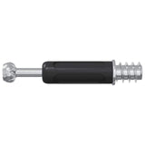 vidaXL Cam Slot Schroef 2 pcs Zilver en Zwart M6 x 40 mm Metaal