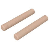 vidaXL Houten deuvels 2 pcs Naturel Ø 6 x 40 mm Massief hout