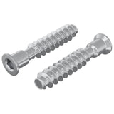 vidaXL Hoofdkap Schroef 2 pcs Zilver M7 x 40 mm Staal