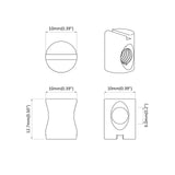 vidaXL Vijzelbouten 2 pcs Zilver M6 x 13 mm Metaal
