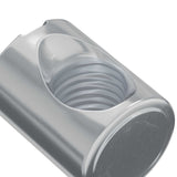 vidaXL Tonmoer 2 pcs Zilver M6 x 13 mm IJzer