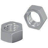 vidaXL Hex Moer 2 pcs Zilver M6 Metaal
