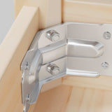 vidaXL Hex Moer 2 pcs Zilver M6 Metaal