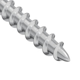 vidaXL Schroef 2 pcs Zilver 9,8 x 35 mm IJzer
