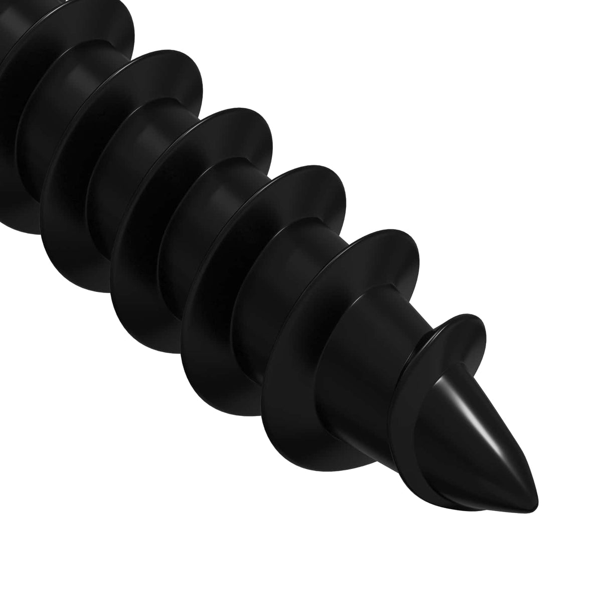 vidaXL Self-tapping Nail 2 pcs Black 4 x 25 mm Steel