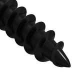 vidaXL Self-tapping Nail 2 pcs Black 4 x 25 mm Steel