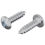 vidaXL Schroef 2 pcs Zilver M4 x 16 mm Staal