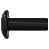 vidaXL Sleeve nuts 2 pcs Black M4 x 14.5 mm Metal
