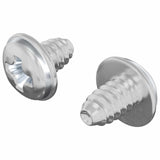 vidaXL Lockscrews 2 pcs Zilver M4 x 5 mm IJzer