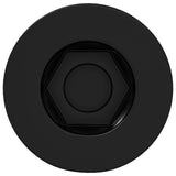 vidaXL Steekkapkopschroef 2 pcs Zwart 7 x 40 mm IJzer