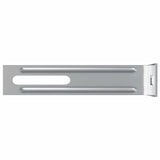 vidaXL Anti-tip beugel Effen 2 pcs Zilver 74,5 x 15 x 32 mm IJzer