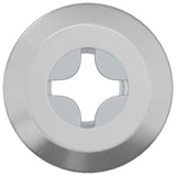 vidaXL Slotted Nut 2 pcs Nickel M6 x 15 mm Steel