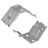 vidaXL Bracket 2 pcs Galvanized 106 x 55 x 1.5mm Steel