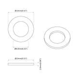 vidaXL Veerwasmer 2 pcs Wit 13 x 1 mm IJzer