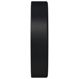 vidaXL geschikt voor Platte Ring 2 pcs Zwart ∅15 x 3 mm PVC Copolymeer