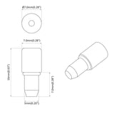 vidaXL Plankhaak 2 pcs Zilver 7 x 16 mm IJzer