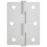 vidaXL Scharnier 2 pcs Zilver 50 x 38 x 1,3 mm Staal