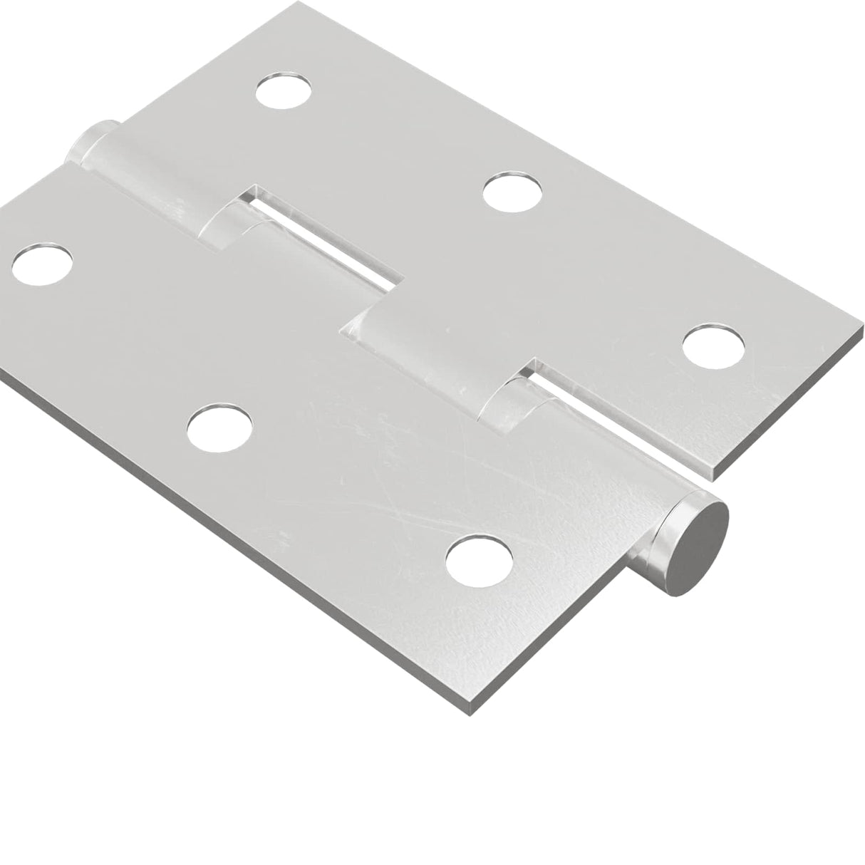 vidaXL Scharnier 2 pcs Zilver 50 x 38 x 1,3 mm Staal