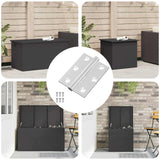 vidaXL Scharnier 2 pcs Zilver 50 x 38 x 1,3 mm Staal