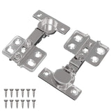 vidaXL Scharnier 2 pcs Nikkel 85 x 52,5 x 9,5 mm IJzer