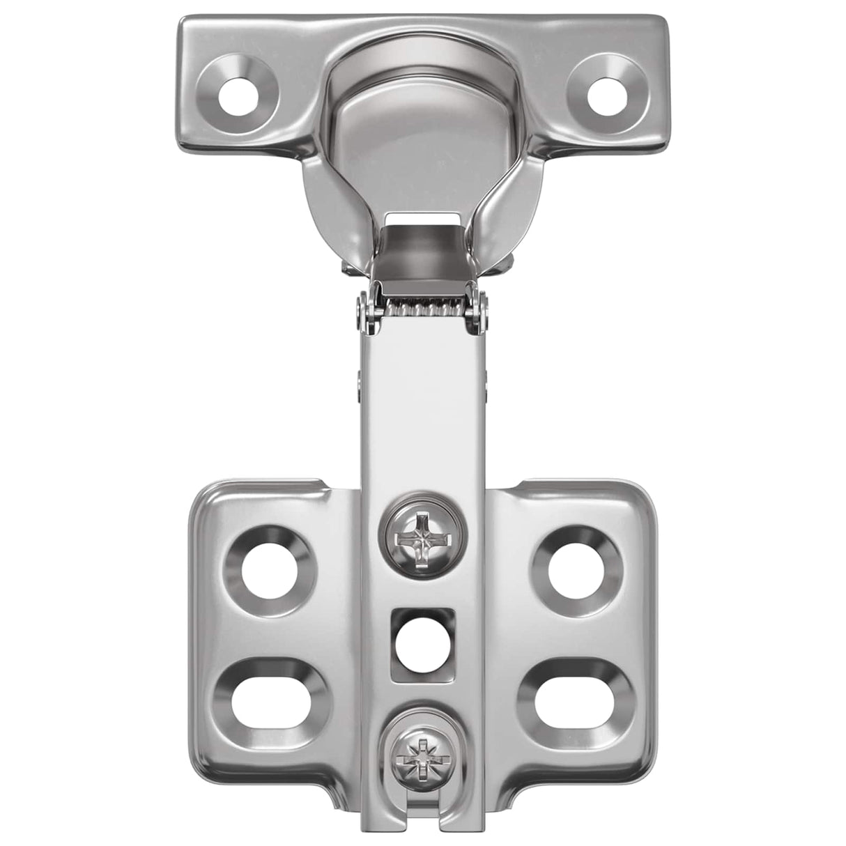 vidaXL Scharnier 2 pcs Nikkel 85 x 52,5 x 9,5 mm IJzer