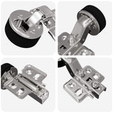 vidaXL Hinge 2 pcs Silver 35 mm Iron