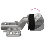 vidaXL Hinge 2 pcs Silver 35 mm Iron