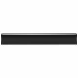 vidaXL Handle 2 pcs Black 106 x 7.4 x 15.5 mm Aluminium