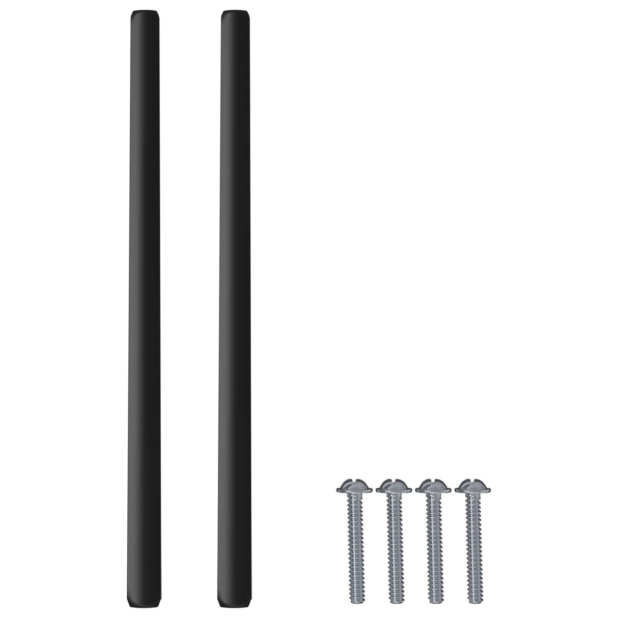 vidaXL Handle 2 pcs Black 106 x 7.4 x 15.5 mm Aluminium