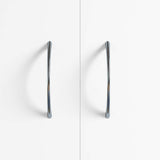 vidaXL Handle 2 pcs Silver 107 x 3.6 x 23 mm Stainless steel
