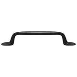 vidaXL Furniture Handle 2 pcs Black 130 x 19.4 x 22.3 mm Aluminium