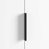 vidaXL Handle 2 pcs Black 120 x 39.6 x 17 mm Aluminium