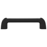 vidaXL Handvat Effen 2 pcs Zwart 380 x 34 x 85 mm Aluminium en PP